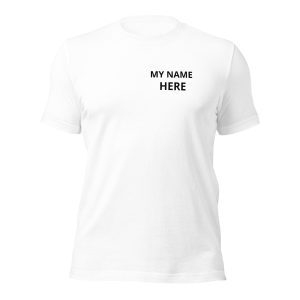 My name here t-shirt